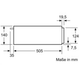 Bosch BIC510NB0 Serie 6, Wärmeschublade schwarz