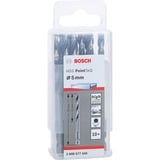 Bosch HSS-Spiralbohrer PointTeQ Hex, Ø 5mm 10 Stück, Arbeitslänge 52mm