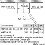 Bosch KGN36NWEA Serie 2, Kühl-/Gefrierkombination weiß