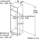 Bosch KIS77AFE0 Serie 6, Kühl-/Gefrierkombination 