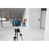 Bosch Rotationslaser GRL 300 HV Professional blau/schwarz, rote Laserlinie und Lotpunkt, mit Halterung WM 4 und Laser-Empfänger LR 1, im Koffer