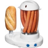 Clatronic Hot Dog Maker inkl. Eierkocher 3420 EK N weiß, 380 Watt, für 14 Würstchen oder 6 Eier