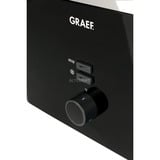 Graef Toaster TO62 schwarz, 888 Watt, für 2 Scheiben Toast