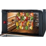 ProfiCook Heißluftfritteuse PC-FR 1200 H edelstahl/schwarz, 1.500 Watt, Kapazität 11 Liter