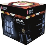 Russell Hobbs Fondue Fiesta edelstahl, 1.200 Watt, Topf 2 Liter