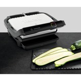 Tefal OptiGrill Elite GC750D, Kontaktgrill silber/schwarz, 2.000 Watt