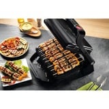 Tefal OptiGrill+ GC712D12, Kontaktgrill silber/schwarz, 2.000 Watt