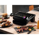 Tefal OptiGrill+ Snacking & Baking GC7148, Kontaktgrill schwarz, 2.000 Watt, mit Backschale