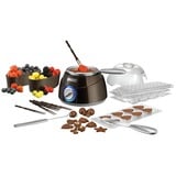 Unold Chocolatier 48667, Fondue braun/silber, 25 Watt, Topf 0,25 Liter