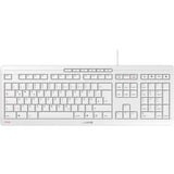 CHERRY STREAM KEYBOARD, Tastatur weiß/grau, DE-Layout, SX-Scherentechnologie