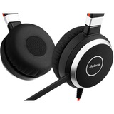 Jabra Evolve 40 MS Duo, Headset schwarz/silber