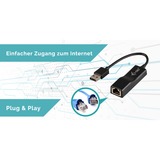 i-tec USB 2.0 Fast Ethernet Adapter Advance schwarz