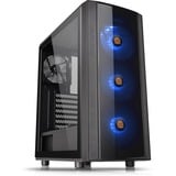 Thermaltake Versa J25 TG RGB, Tower-Gehäuse schwarz, Tempered Glass