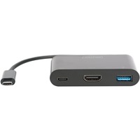 USB 3.2 Gen 1 Multiport-Hub, USB-C Stecker > USB-A + USB-C Buchse + HDMI-Buchse, USB-Hub