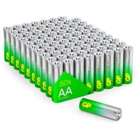 GP Batteries GP Super Alkaline Batterie AA Mignon, LR06, 1,5Volt 80 Stück Vorratspack, mit neuer G-Tech Technologie
