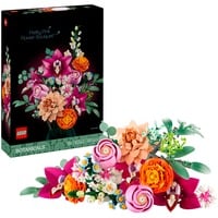 10342 Botanicals Schöner Rosafarbener Blumenstrauß, Konstruktionsspielzeug