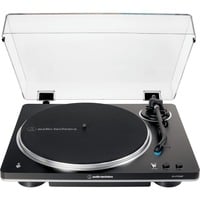 Audio-Technica AT-LP70XBTBS, Plattenspieler schwarz/silber, Integrierter Phono-Vorverstärker, Bluetooth, Vollautomat, Riemenantrieb