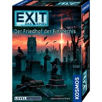 EXIT – Das Spiel – Der Friedhof der Finsternis, Partyspiel Spieleranzahl: 1 – 4 Spieler Spieldauer: 1 Stunde und 30 Minuten Altersangabe: ab 12 Jahren Serie: EXIT – Das Spiel