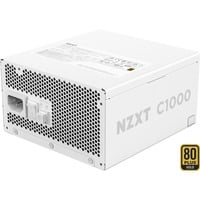 NZXT C1000 White, PC-Netzteil weiß, 1x 16-Pin Grafikkarten Stecker, 6x PCIe, Kabel-Management, 1000 Watt