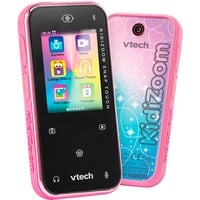 VTech KidiZoom Snap Touch Sommerbundle, Digitalkamera pink, inkl. Tragetasche