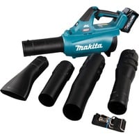 Makita Akku-Gebläse UB001GM101 XGT, 40Volt, Laubbläser blau/schwarz, Li-Ion XGT Akku 4,0Ah