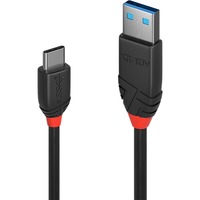 USB 3.2 Gen 2 Kabel Black Line, USB-A Stecker > USB-C Stecker