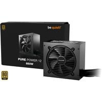 be quiet! Pure Power 12 850W, PC-Netzteil schwarz, 1x 12-Pin High Power GPU, 3x PCIe, Kabel-Management, 850 Watt