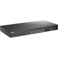 D-Link DMS-1250-12TP/E, Switch schwarz, 240W PoE Budget