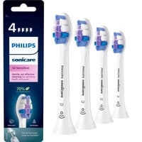 Philips Sonicare S2 Sensitive HX6054/10 4er, Aufsteckbürste weiß/lila