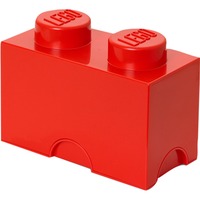 LEGO Storage Brick 2 rot, Aufbewahrungsbox