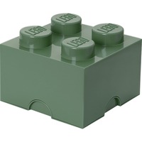 LEGO Storage Brick 4 sandgrün, Aufbewahrungsbox