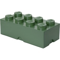 LEGO Storage Brick 8 sandgrün, Aufbewahrungsbox
