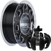 Creality CR-PLA Filament Black, 3D-Filament schwarz, 1 kg, 1,75 mm, auf Rolle