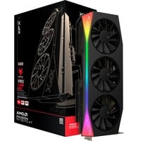 XFX Radeon RX 9070 XT OC Mercury RGB, Grafikkarte schwarz, RDNA4, GDDR6, 3x DisplayPort, 1x HDMI 2.1