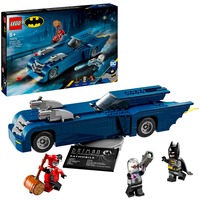 76274 DC Super Heroes Batman im Batmobil vs. Harley Quinn und Mr. Freeze, Konstruktionsspielzeug