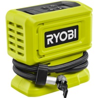 Ryobi ONE+ Akku-Kompressor RPI18-0 klein, 18Volt, Luftpumpe grün/schwarz, ohne Akku und Ladegerät