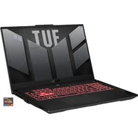 ASUS TUF Gaming A17 (FA707NVR-HX009), Gaming-Notebook grau, AMD Ryzen 7 7435HS, NVIDIA GeForce RTX 4060, 16 GB DDR5, 512 GB (512 GB SSD), ohne Betriebssystem