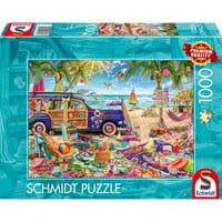 Sonnige Auszeit am Strand, Puzzle