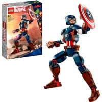 76258 Marvel Super Heroes Captain America Baufigur, Konstruktionsspielzeug