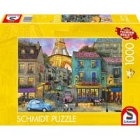 Schmidt Spiele In den Straßen von Paris, Puzzle 1000 Teile