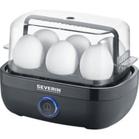 Severin Eierkocher EK 3165 schwarz, 420 Watt, für 6 Eier
