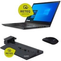 Lenovo ThinkPad T470s Generalüberholt, Notebook schwarz, Windows 10 Pro 64-Bit, 35.6 cm (14 Zoll), 256 GB SSD