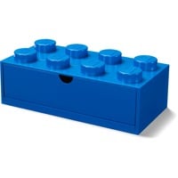 Room Copenhagen LEGO Schreibtischschublade 8             , Aufbewahrungsbox blau, Noppen