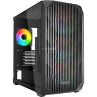 Sharkoon MK3 RGB , Tower-Gehäuse schwarz, Tempered Glass