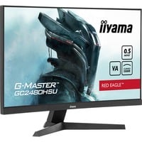 iiyama G-MASTER GC2480HSU-B1, Gaming-Monitor 59.8 cm (23.6 Zoll), schwarz (matt), FullHD, VA, Curved, USB-Hub, 180Hz Panel