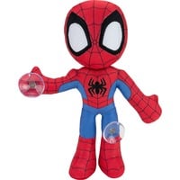 Jazwares Spidey - Plüschfigur mit Saugnäpfen, Kuscheltier 