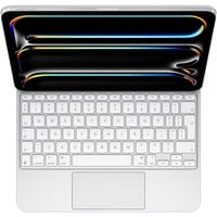 Apple Magic Keyboard für 11" iPad Pro (M4), Tastatur weiß, UK-Layout, Scherenmechanik