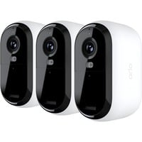 Arlo Essential  2K Outdoor Kamera, Überwachungskamera weiß/schwarz, 3er, Set, WLAN, 4 MP