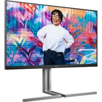 AOC U32U3CV, LED-Monitor 80 cm (31.5 Zoll), schwarz, UltraHD/4K, Nano IPS, USB Hub, KVM