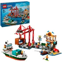 60422 City Hafen mit Frachtschiff, Konstruktionsspielzeug